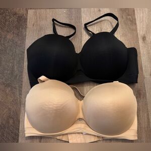 Cacique Black and Tan Bra Duo